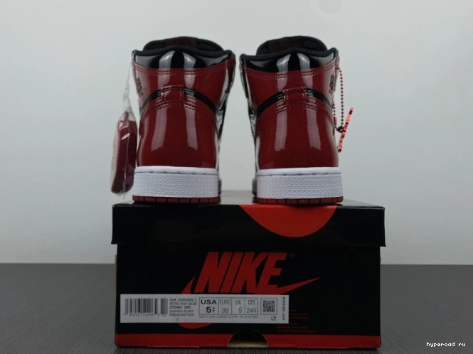 1 Air High OG 555088-063 Patent Bred Jordan 1217